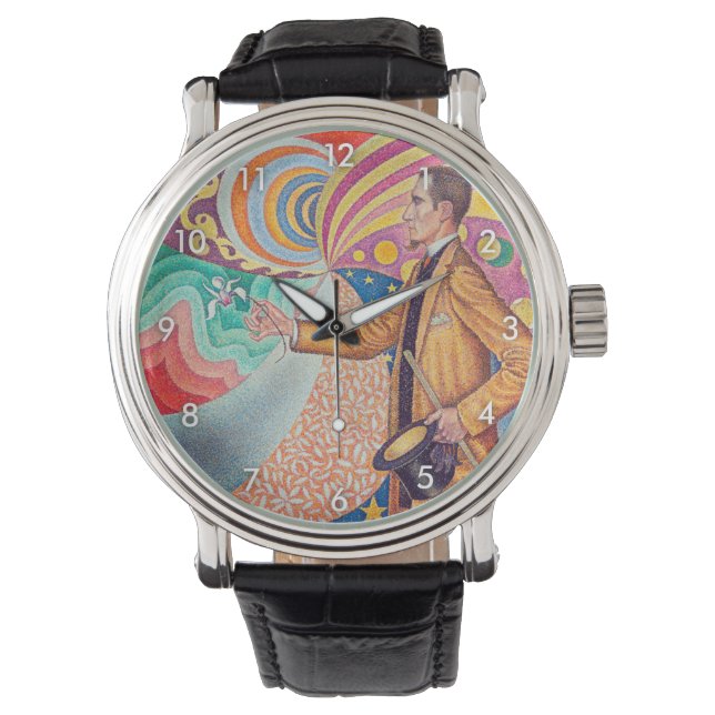 Portret van Felix Feneon, Signac Horloge (Voorkant)