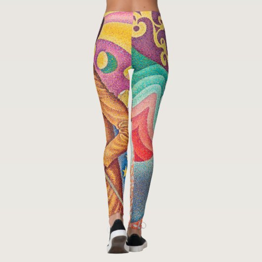 Portret van Felix Feneon, Signac Leggings (Achterkant)