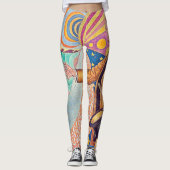 Portret van Felix Feneon, Signac Leggings (Voorkant)