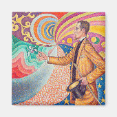 Portret van Felix Feneon, Signac Magneet (Voorkant)