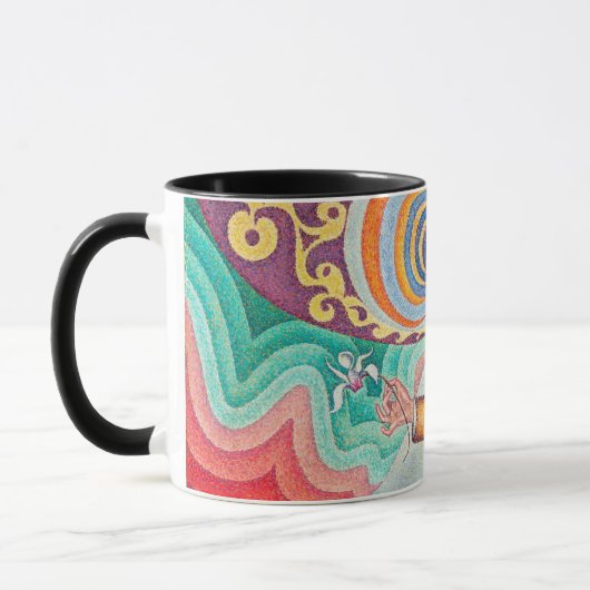 Portret van Felix Feneon, Signac Mok (Links)