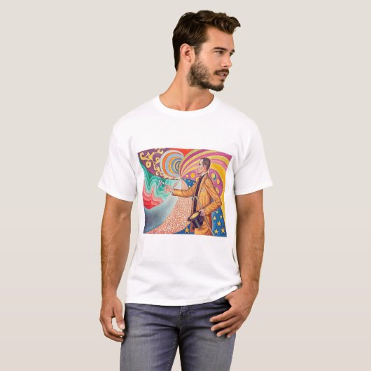 Portret van Felix Feneon, Signac T-shirt (Voorkant volledig)