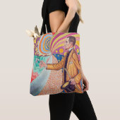 Portret van Felix Feneon, Signac Tote Bag (Dichtbij)