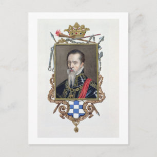 Portret van Ferdinand Alvarez de Toledo Duke van A Briefkaart