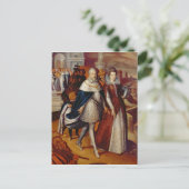 Portret van Ferdinand I en zijn nicht Briefkaart (Staand voorkant)