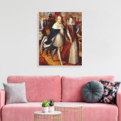 Portret van Ferdinand I en zijn nicht Canvas Afdruk (Insitu (Woonkamer))