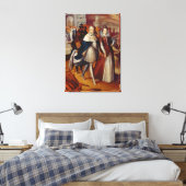 Portret van Ferdinand I en zijn nicht Canvas Afdruk (Insitu (Slaapkamer))