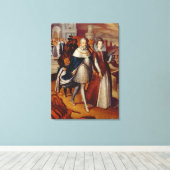 Portret van Ferdinand I en zijn nicht Canvas Afdruk (Insitu (Houten vloer))