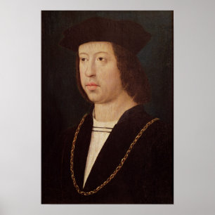 Portret van Ferdinand II King of Spain Poster