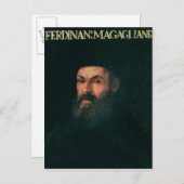 Portret van Ferdinand Magellan Briefkaart (Voorkant / Achterkant)