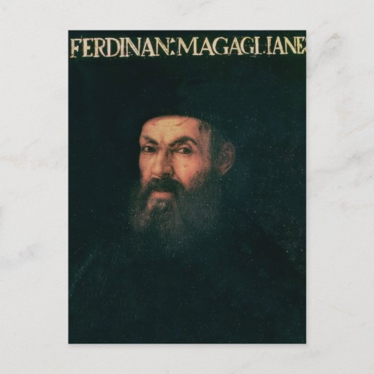 Portret van Ferdinand Magellan Briefkaart (Voorkant)