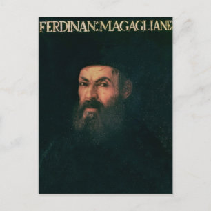 Portret van Ferdinand Magellan Briefkaart