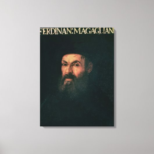 Portret van Ferdinand Magellan Canvas Afdruk (Voorkant)
