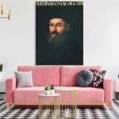Portret van Ferdinand Magellan Canvas Afdruk (Insitu (Woonkamer))