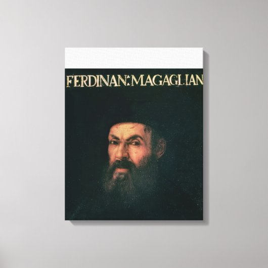 Portret van Ferdinand Magellan Canvas Afdruk (Voorkant)