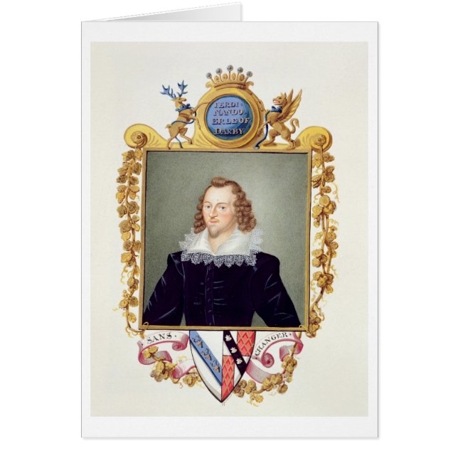 Portret van Ferdinando Stanley (1559-94) 5th Earl (Voorkant)