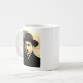 Portret van Fernando Pessoa Koffiemok (Voorkant links)
