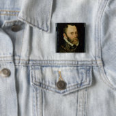 Portret van Filips van Montmorency Vierkante Button 5,1 Cm (In situ)