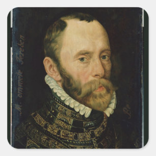 Portret van Filips van Montmorency Vierkante Sticker