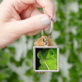 Portret van flap-necked chameleon sleutelhanger (Hand)