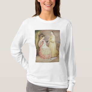 Portret van Florence Nightingale en haar T-shirt