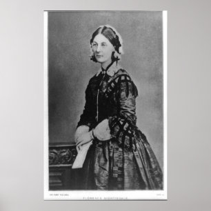 Portret van Florence Nightingale Poster