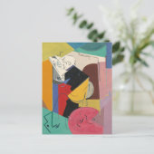 Portret van Florent Schmitt | Albert Gleizes Briefkaart (Staand voorkant)