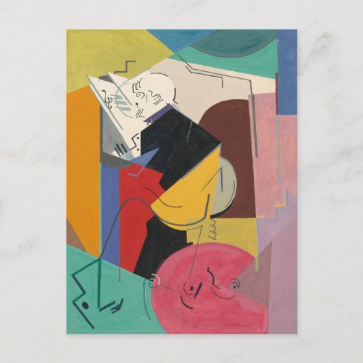 Portret van Florent Schmitt | Albert Gleizes Briefkaart (Voorkant)