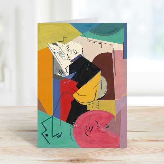 Portret van Florent Schmitt | Albert Gleizes Kaart