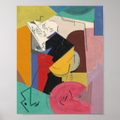 Portret van Florent Schmitt | Albert Gleizes Poster (Voorkant)