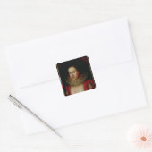 Portret van Frances Howard County of Somerset Vierkante Sticker (Envelop)
