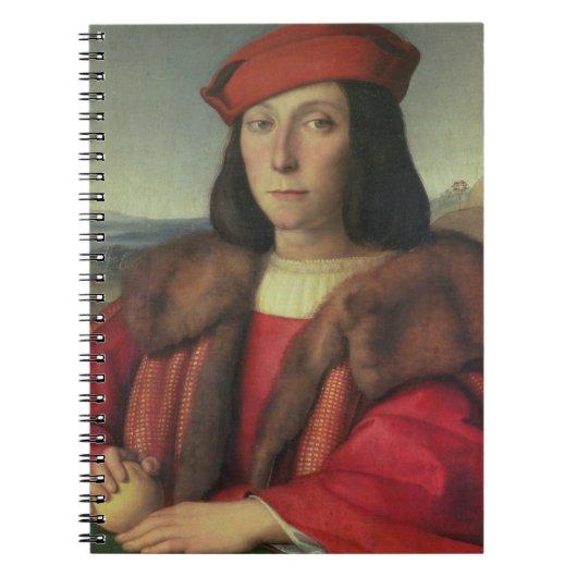 Portret van Francesco della Rovere, hertog van Urb Notitieboek (Voorkant)