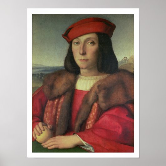 Portret van Francesco della Rovere, hertog van Urb Poster (Voorkant)
