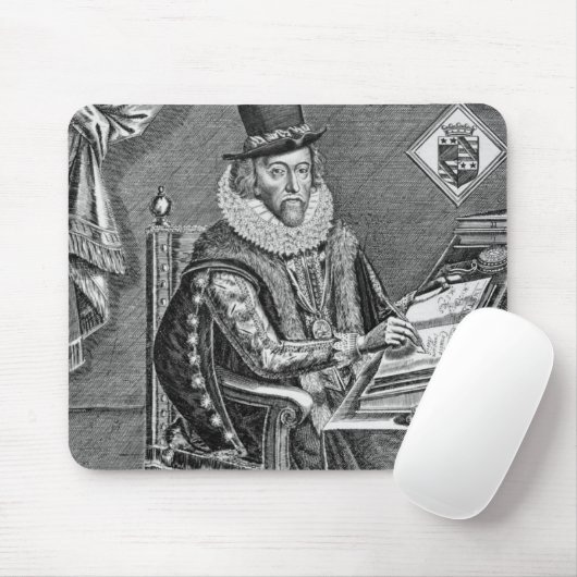 Portret van Francis Bacon (1561-1626) Muismat (Met muis)