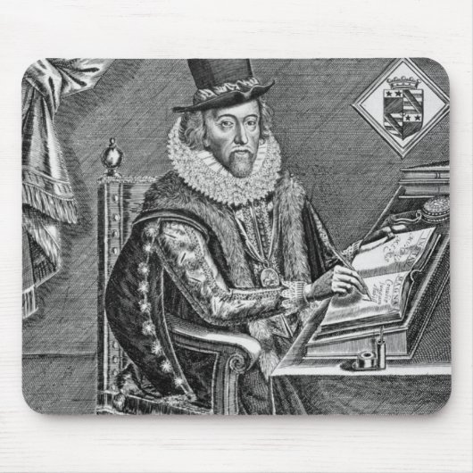 Portret van Francis Bacon (1561-1626) Muismat (Voorkant)