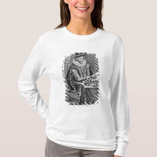 Portret van Francis Bacon (1561-1626) T-shirt (Voorkant)
