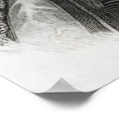 Portret van Francis Bacon Poster (Hoek)