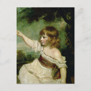 Portret van Francis George Hare, oudste zoon van F Briefkaart