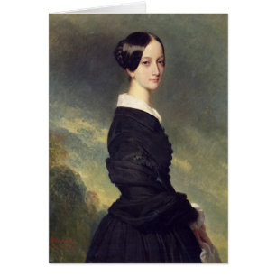 Portret van Francisca Caroline de Braganca 1844