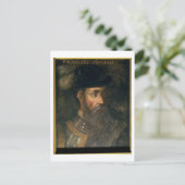 Portret van Francisco Pizarro (c.1478-1541) Spanis Briefkaart (Staand voorkant)