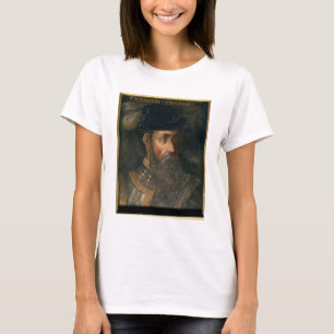 Portret van Francisco Pizarro (c.1478-1541) Spanis T-shirt