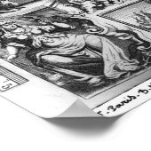 Portret van Francisco Pizarro met allegorisch Poster (Hoek)