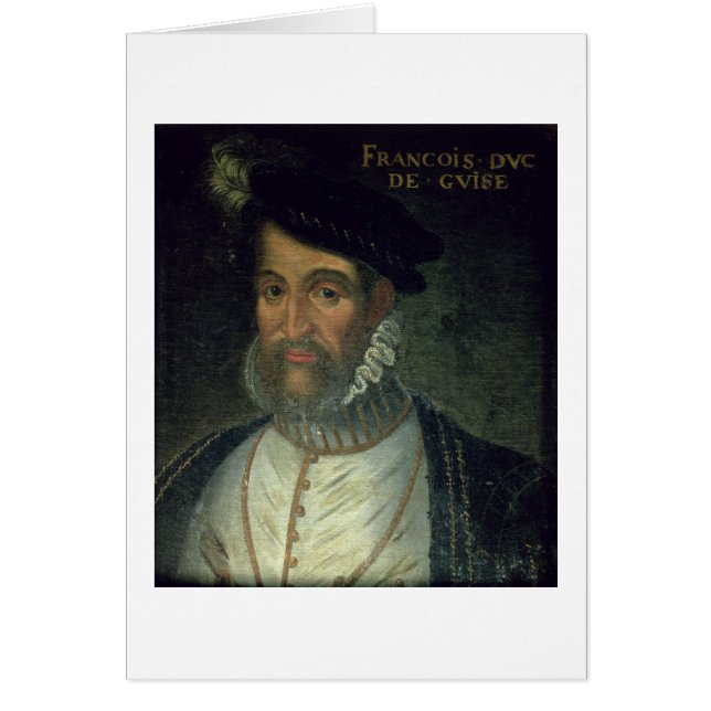 Portret van Francois, 2e hertog Guise (1519-63) vr (Voorkant)