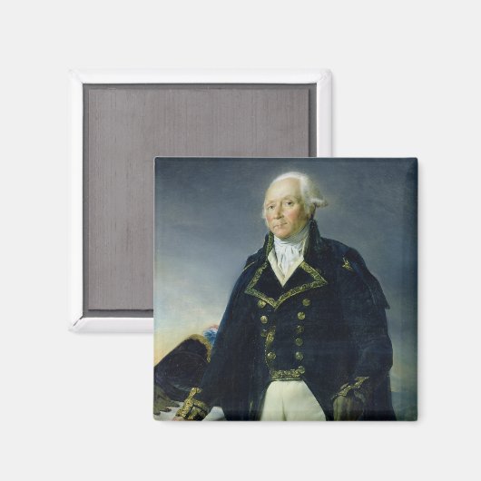Portret van Francois-Christophe Kellermann Magneet (Voorkant / Achterkant)