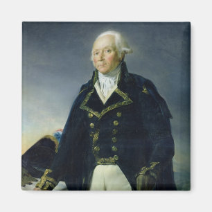 Portret van Francois-Christophe Kellermann Magneet