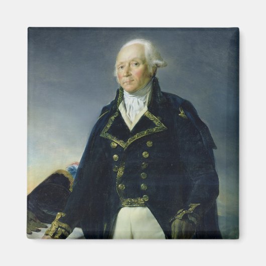 Portret van Francois-Christophe Kellermann Magneet (Voorkant)