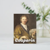 Portret van François Couperin Briefkaart (Staand voorkant)