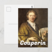 Portret van François Couperin Briefkaart (Voorkant / Achterkant)