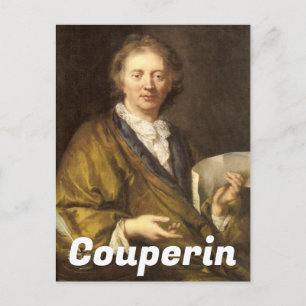 Portret van François Couperin Briefkaart