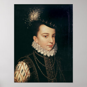 Portret van Francois Hercule de France Poster